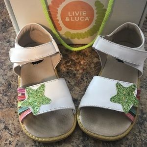 Livie & Luca size 13 Nova sandals in color Milk